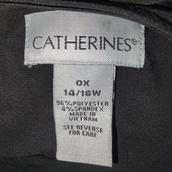 Catherines sleeveless wrap skirt maxi dress size 0x (14-16w) - Picture 7 of 7